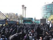 تجمع عاشقان حضرت فاطمه زهرا(س) در میدان فاطمی
