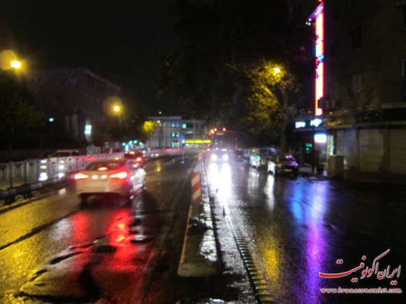 تصاویرباران و سیل دیشب تهران