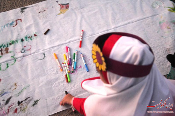 برگزاری جشن بادبادک ها در قشم همزمان با روز جهانی کودک