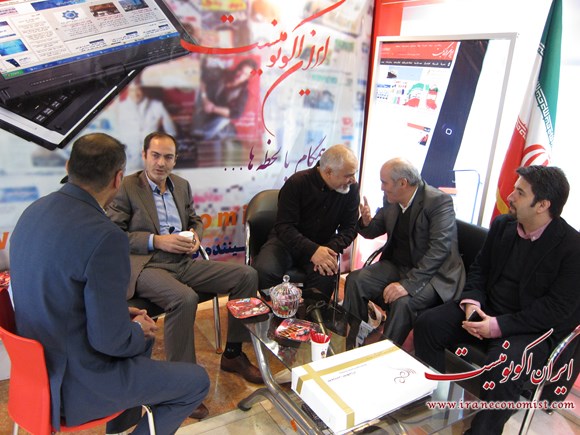 غرفه ایران اکونومیست در نمایشگاه مطبوعات، عکس:کیوان معتکفی
