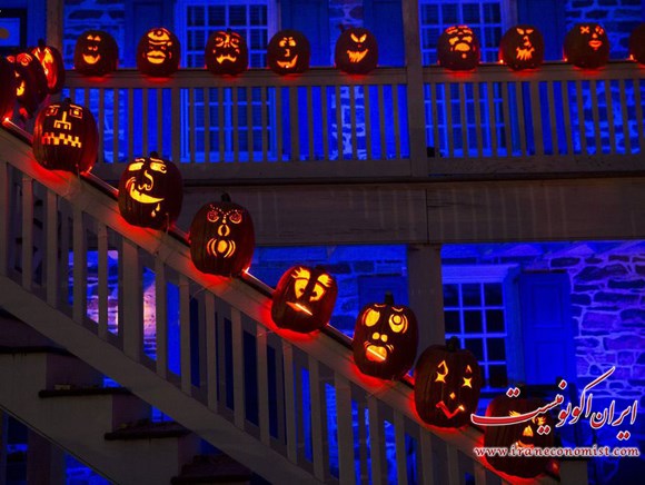 مراسم سالیانه هالووین کدو تنبل ها در نیویورک 2015