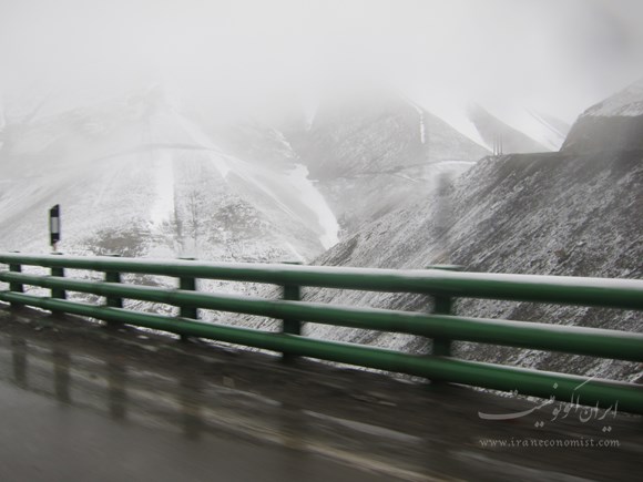 آخرین برف فروردین 95 در جاده چالوس+ تصاویر