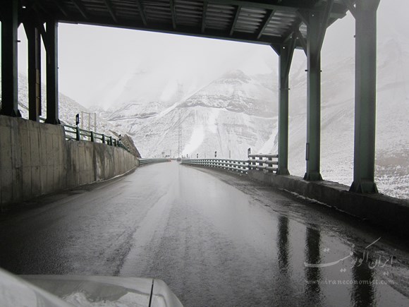 آخرین برف فروردین 95 در جاده چالوس+ تصاویر /عکس هومن مرادی