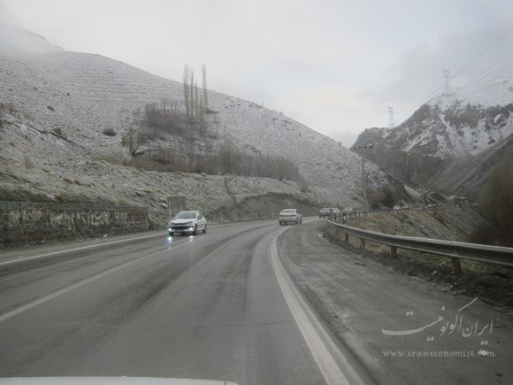 آخرین برف فروردین 95 در جاده چالوس+ تصاویر/عکس هومن مرادی