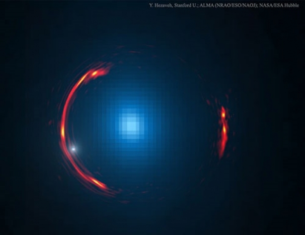 حلقه اینشتین در فضا/عکس روز ناسا