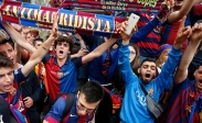 جشن قهرمانی عجیب بارسلونا در گرانادا