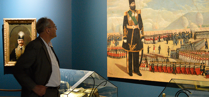 بازدید رییس شورای بین‌المللی موزه‌ها (ایکوم) از موزه ملک