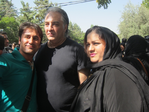 فیلم : ایرج نوذری و شهین تسلیمی در مراسم عباس کیارستمی