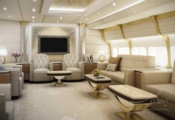 تصاویر / در داخل یک هواپیما بوئینگ 747 VIP
