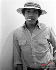 عکس : باراک اوباما در سال 1980