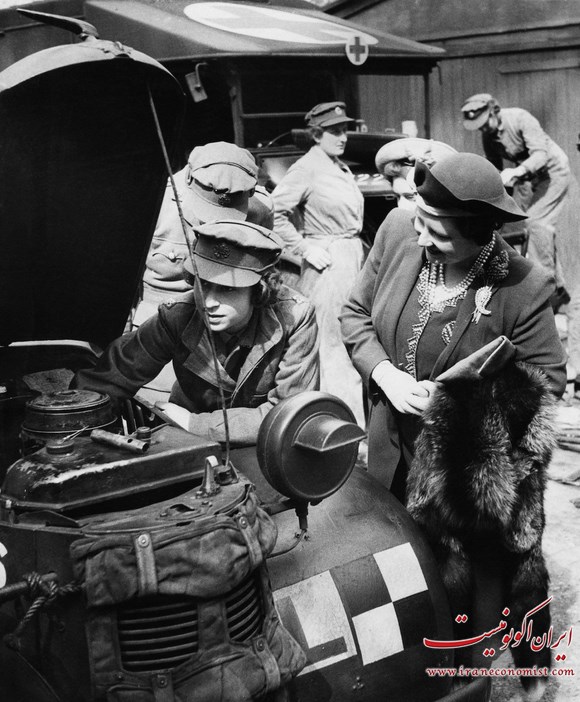 ملکه الیزابت در جنگ جهانی دوم تعمیرکار ماشین بود
