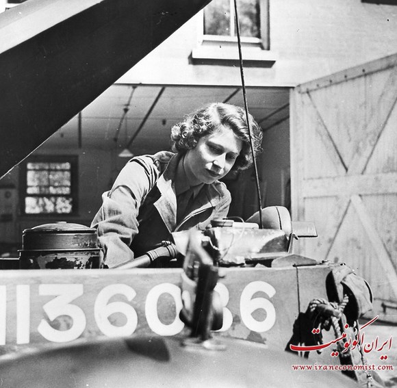 ملکه الیزابت در جنگ جهانی دوم تعمیرکار ماشین بود
