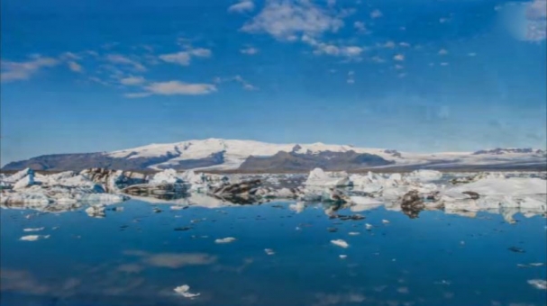 فیلمی خیره کننده از گذر زمان در طبیعت ایسلند