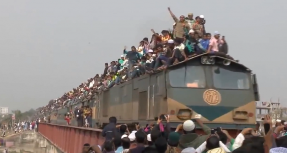 فیلم : شلوغ ترین راه آهن جهان