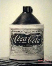عکس : بطری نوشابه کوکا کولا در سال 1906