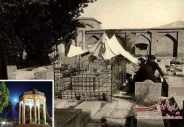 آرامگاه حافظ قبل از بازسازی / عکس