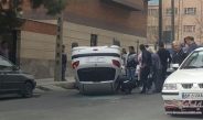 عکس : شاهکار راننده 206 در خیابان های خلوت تهران