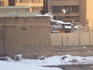 عکس : دیوار کوتاه همسایه برای برف روبی