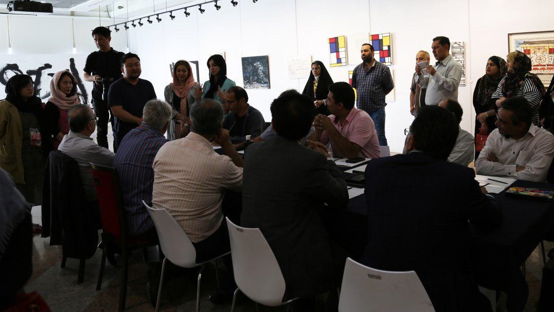 گزارش تصویری از نمایشگاه مشترک خوشنویسی ایران و کره جنوبی