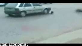 فیلم :زن جوان با ماشین از روی همسرش رد شد