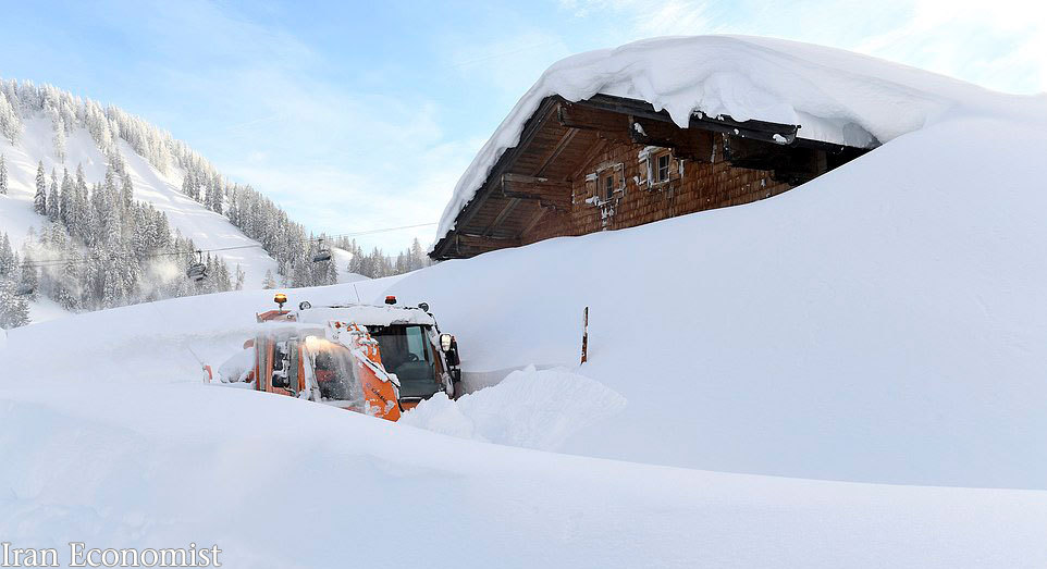 (تصاویر) برف سهمگین بخش‌هایی از اروپا را فلج کرد