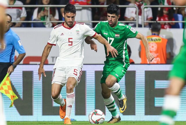 تساوی بدون گل ایران و عراق در نیمه نخست