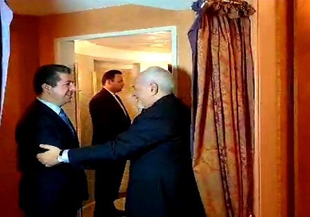 دیدار ظریف با مشاور امنیت ملی کردستان