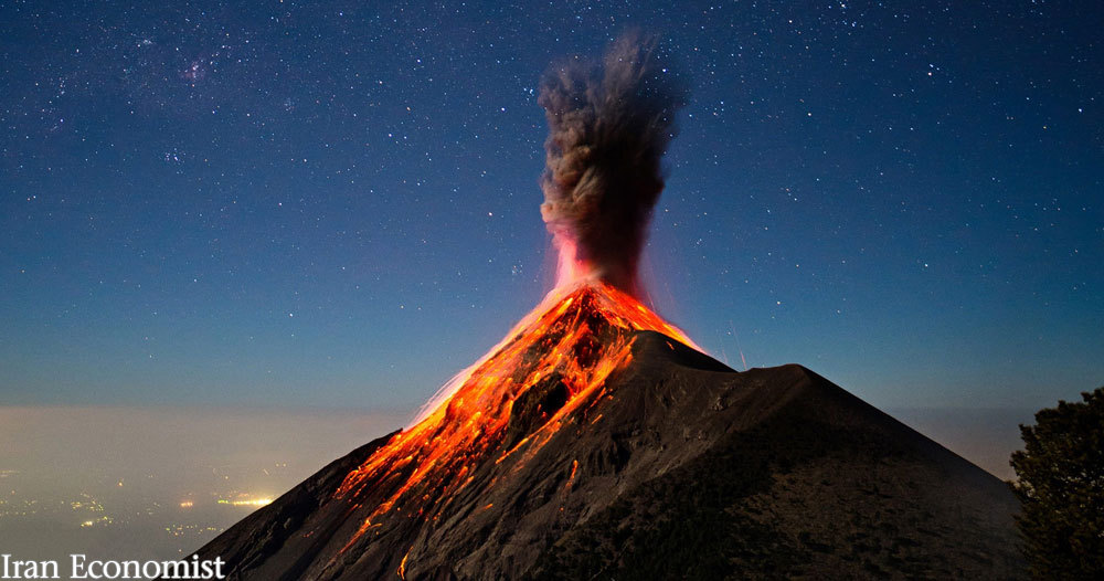 تصاویر: فوران های آتشفشانی سال 2018
