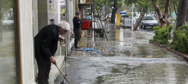 بارش شدید باران در ۱۲ استان