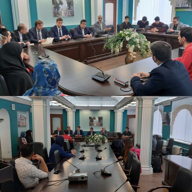 دیدار معاون سفیر ایران در مسکو با جمعی از دانشجویان ایرانی در روسیه