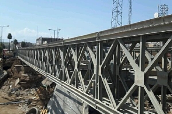 احداث پل «هفت تیر» پلدختر در ۴۸ ساعت توسط نیروی زمینی ارتش