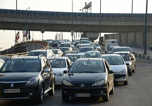 وضعیت ترافیک معابر بزرگراهی تهران در صبح شنبه