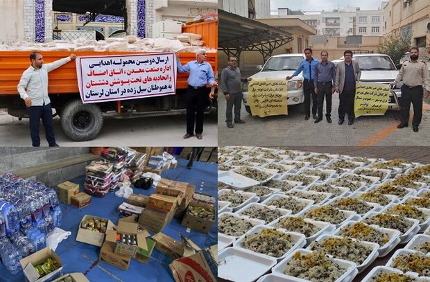 دستگاه‌های اجرایی استان بوشهر کمک خود را برای سیل‌زدگان فرستادند