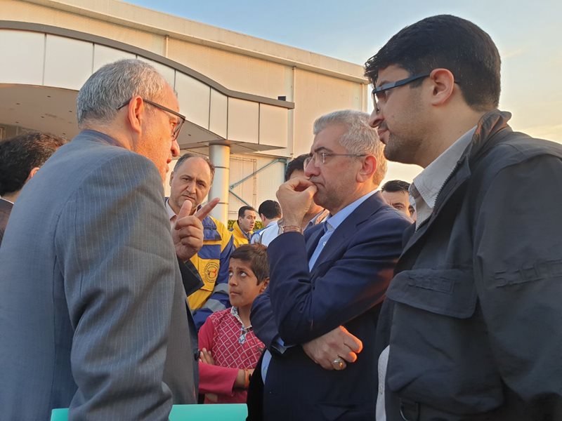 وزیر نیرو از مناطق سیل زده مازندران دیدن کرد