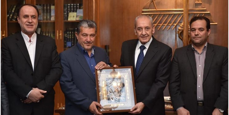رئیس هیات پارلمانی ایران با «نبیه بری» دیدار کرد/ تاکید بر توجه جهان اسلام به فلسطین و قدس