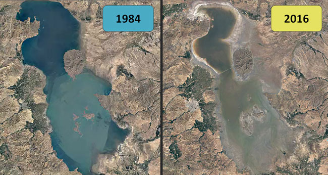 دریاچه ارومیه چرا در ۲۰ سال اخیر خشک شد؟