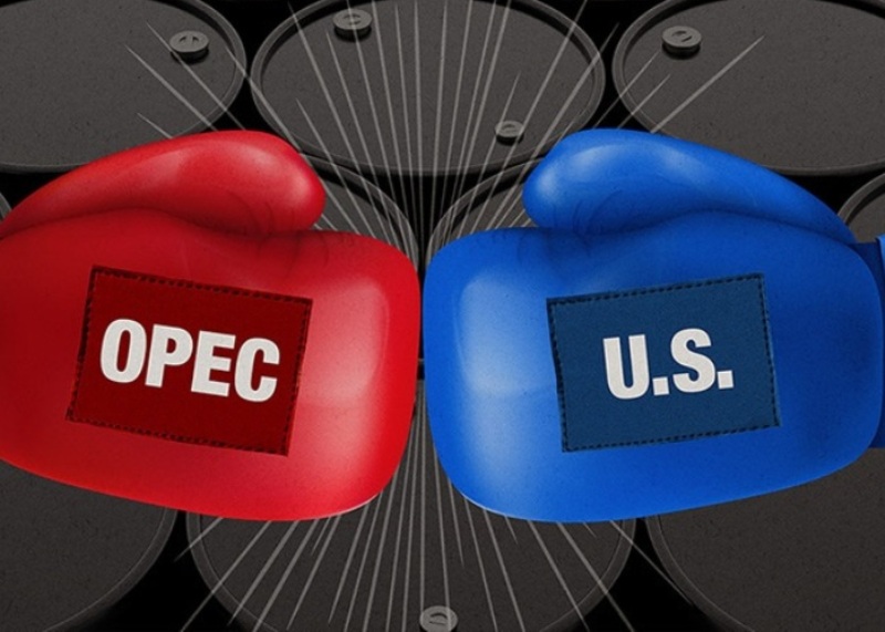 گرانی سبد اوپک در مقابل افت قیمت نفت آمریکا