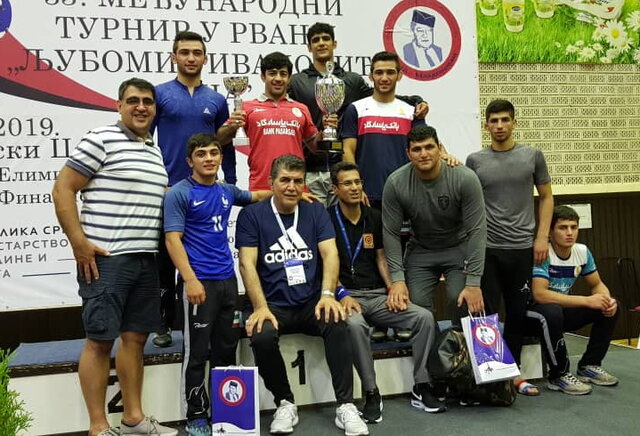 قهرمانی کشتی فرنگی جوانان ایران در تورنمنت صربستان با ۷ مدال