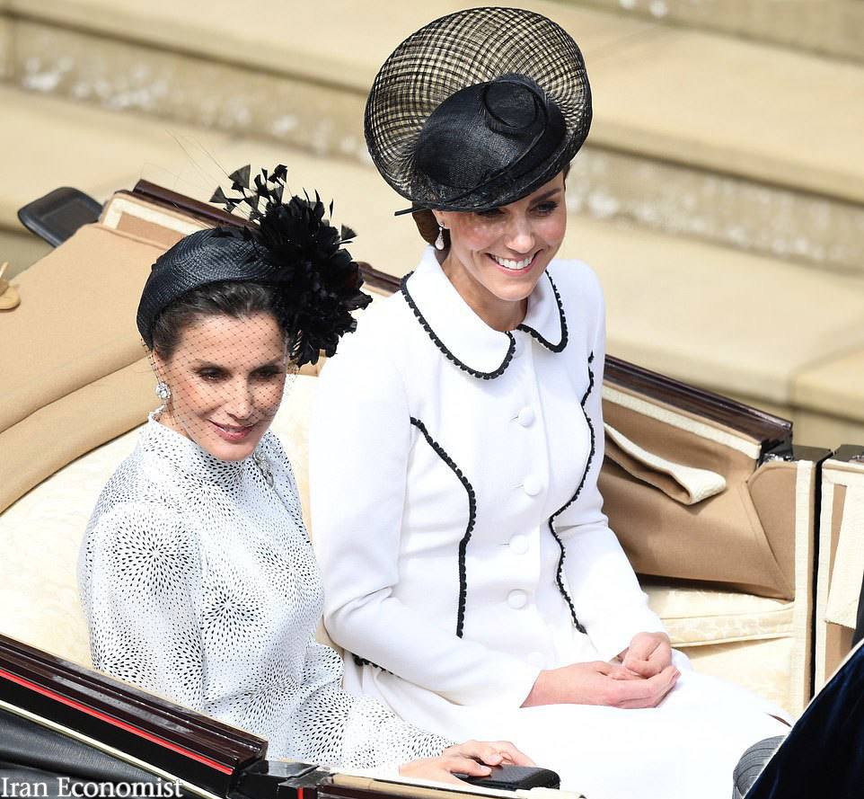 تصاویر: گردهمایی ملکه‌ها در مراسم اعطای نشان بند جوراب