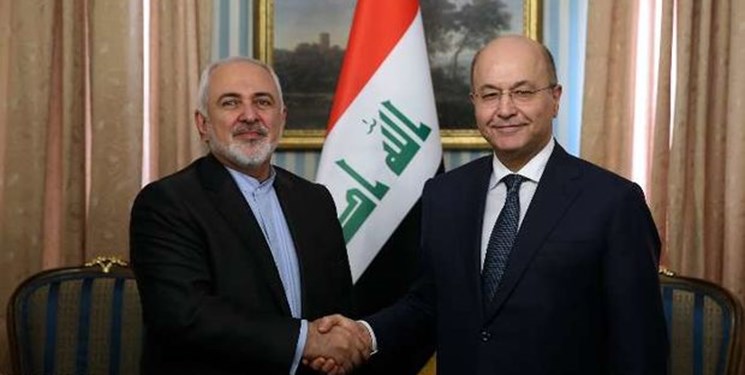 روحانی از برهم صالح برای سفر به ایران دعوت کرد