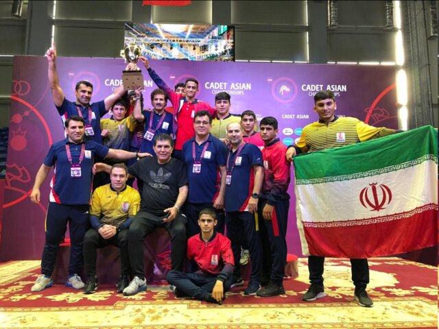 قهرمانی کشتی فرنگی نوجوانان ایران در آسیا با ۴ طلا،۲ نقره و یک برنز