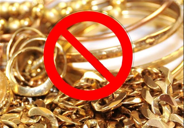 ممنوعیت معامله مصنوعات طلا بدون کد شناسایی