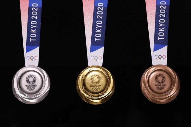 از مدال های المپیک ۲۰۲۰ رونمایی شد+ عکس