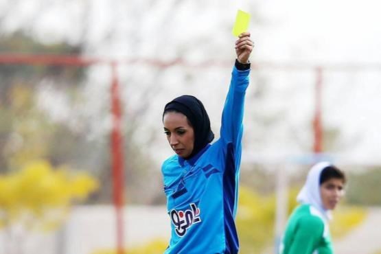 قضاوت بانوی ایرانی در مسابقات فوتبال قهرمانی آسیا
