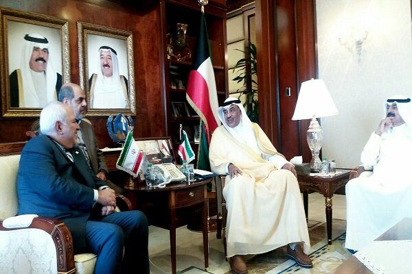 وزیران امور خارجه ایران و کویت دیدار و گفتگو کردند