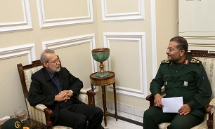 رئیس بسیج مستضعفین با رئیس مجلس دیدار کرد