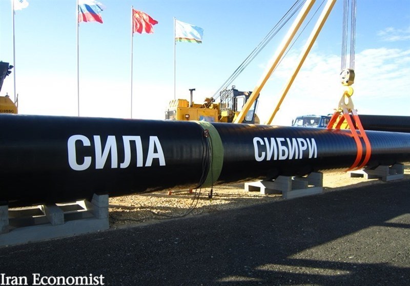 آغاز صادرات گاز روسیه به چین از طریق خط لوله ۳ هزار کیلومتری
