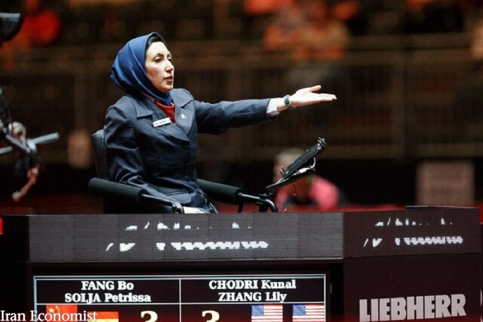 حضور داور زن ایرانی در انتخابی المپیک تنیس روی میز آسیا