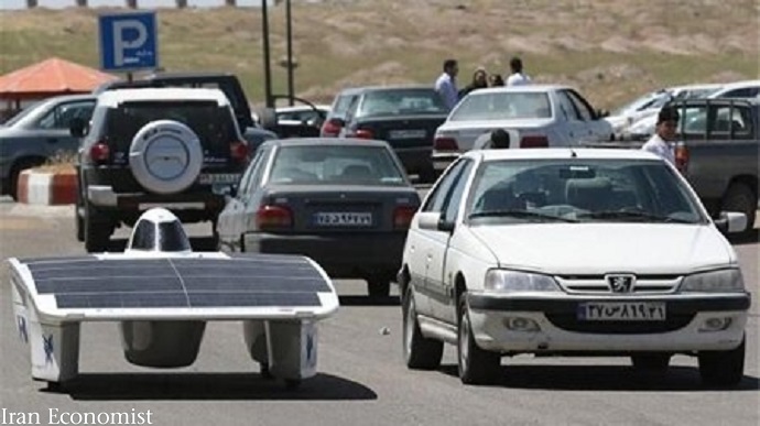 تولید خودروی هوشمند خورشیدی در کشور