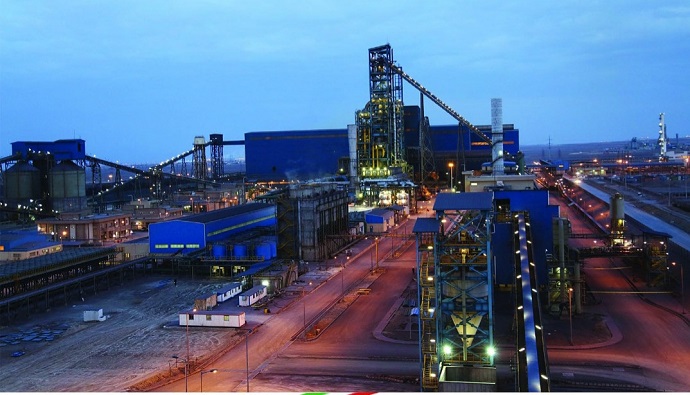 كارخانه تولید آهن اسفجی چادرملو هم ركورد زد.